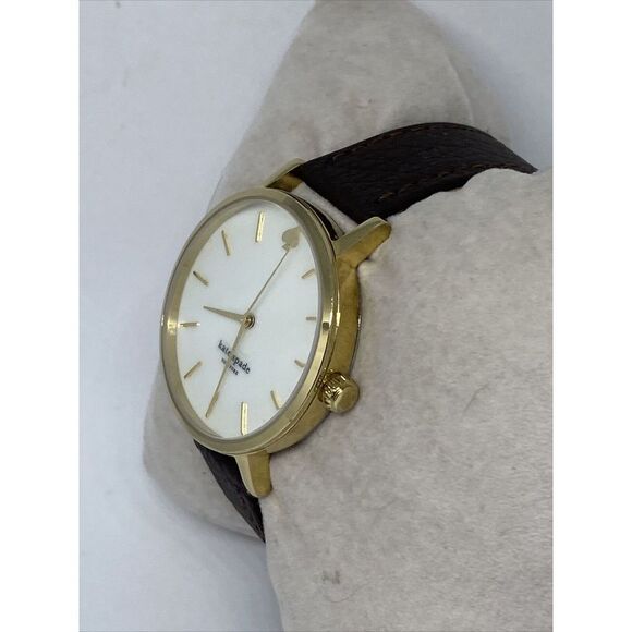 Kate Spade New York Metro 0073 Women Brown Leather Analog Dial Wrist Watch VK126 - Picture 4 of 12